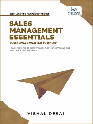 cover image of Sales Management Essentials You Always Wanted to Know